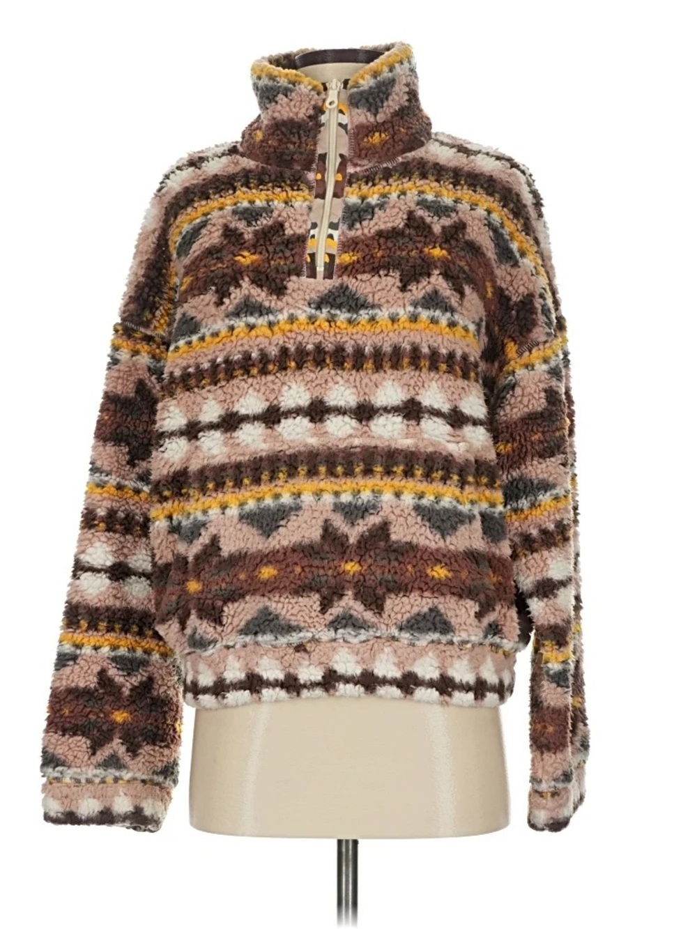 Aerie Offline Sherpa Quarter Zip Fleece Pullover
